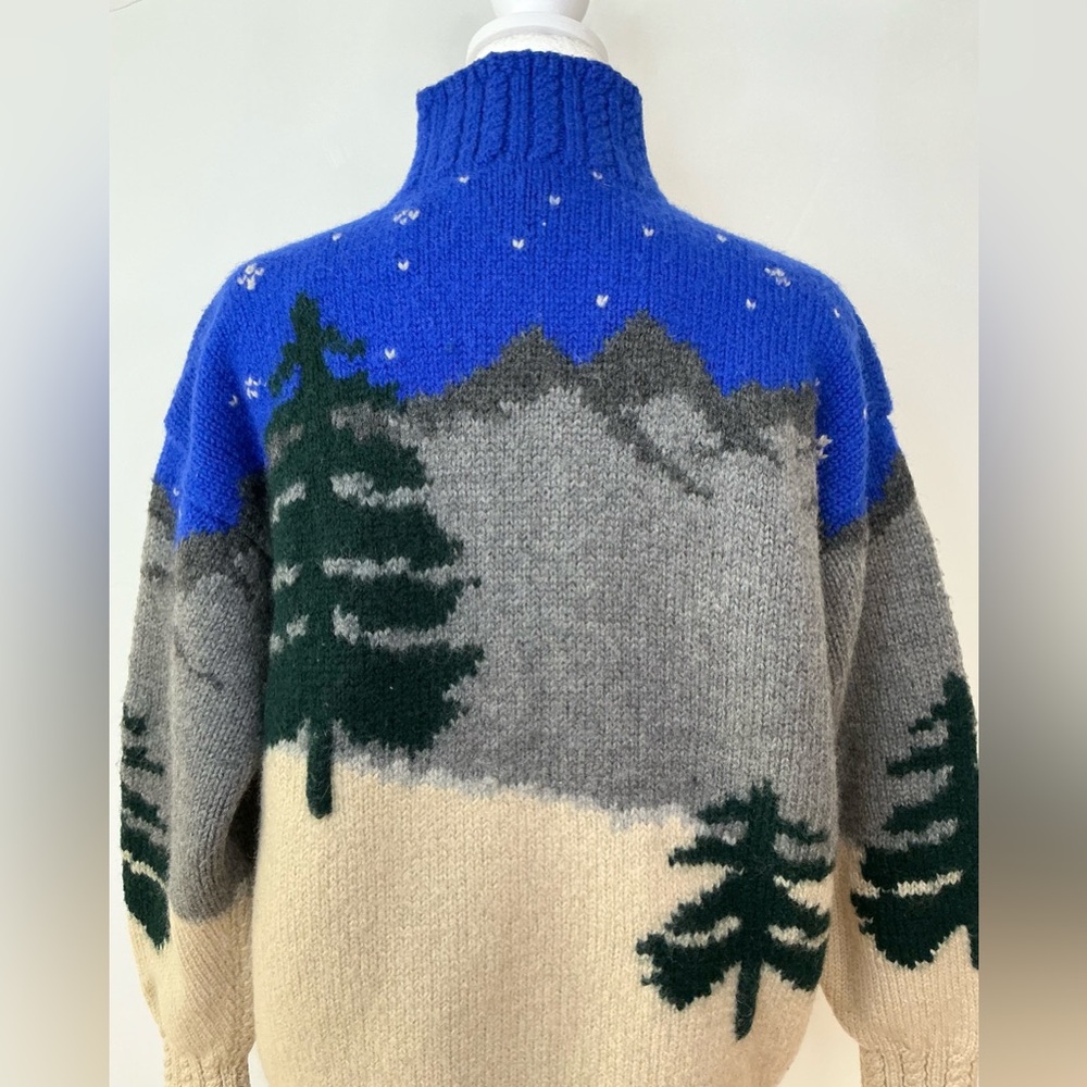 Vintage Lauren Ralph Lauren Hand Knit Wool Sweater - Picture 11 of 14